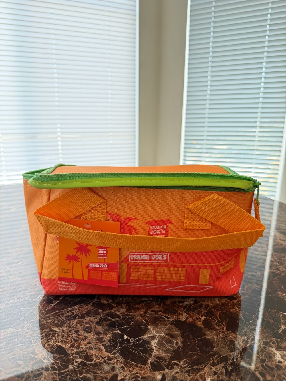 Trader Joe's Limited Edition Orange Mini Insulated Bag